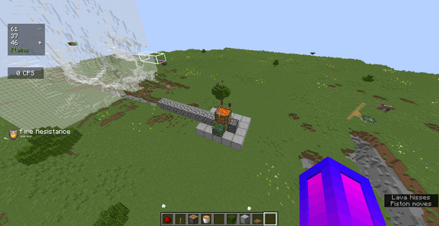 I may have discovered the most compact and resource-efficient redstone cobble gen. (Java 1.19.2)