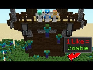 I build a plugin which spawned a zombie every time someone likes the video