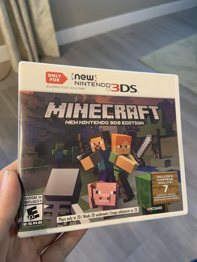 I now own every version of Minecraft on every console I own that can run Minecraft.