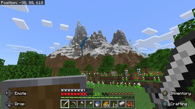 I think I’ve found the most insane mountains in Minecraft bedrock