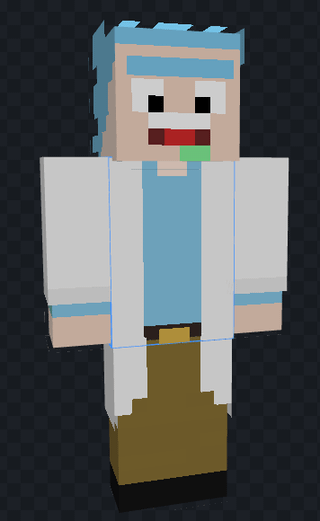 I made a skin of Rick Sanchez from Rick And Morty, rate it from 1 to 10.