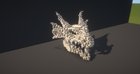 A dragon skull I built