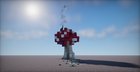 Mushroom House! Has a cozy interior, a red chinmey, and a gray path. Rate it from 1 to 10.
