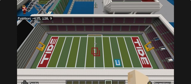 College football stadium I made for my city.