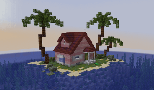 I built the Kame House using the new cherry wood