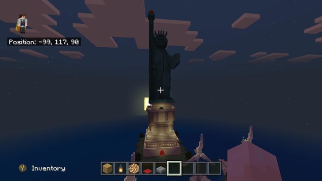 Just finished this Statue of Liberty build also first time posting here hope I don’t get bullied for using creative lol