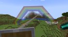 I've seen rainbows done, but I'm pretty proud of mine and it's little pot of gold. I've only been playing for a about a week. This was done completely in survival 🥲