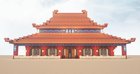 I'm back with another façade build. This time its another Japanese temple style build. Any critiques or suggestions??