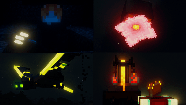 I made a texturepack that makes stuff glow