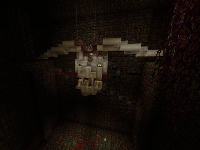 I made the Icon of Sin from DOOM in my Minecraft Bedrock Realm