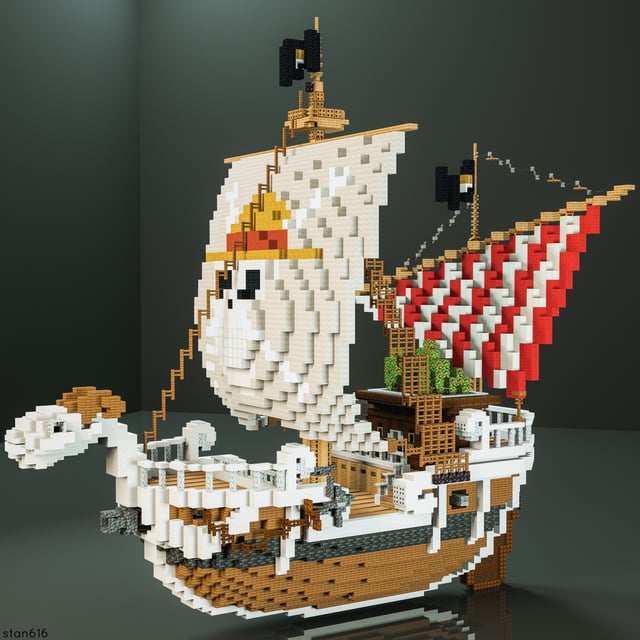 I recreated the Going Merry from One piece