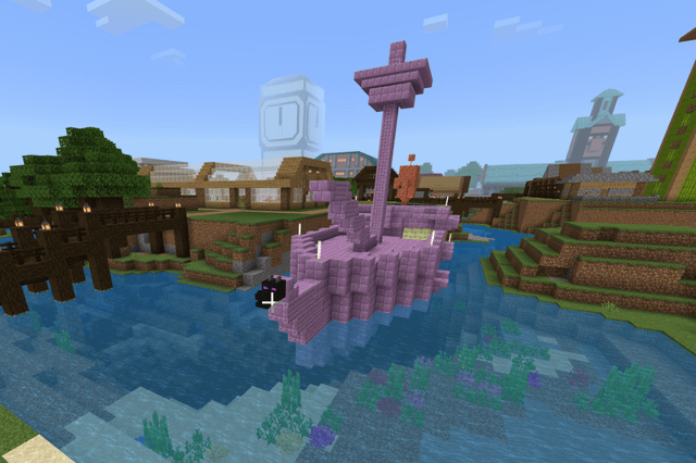 I put an End Ship where real ships are supposed to be: in water