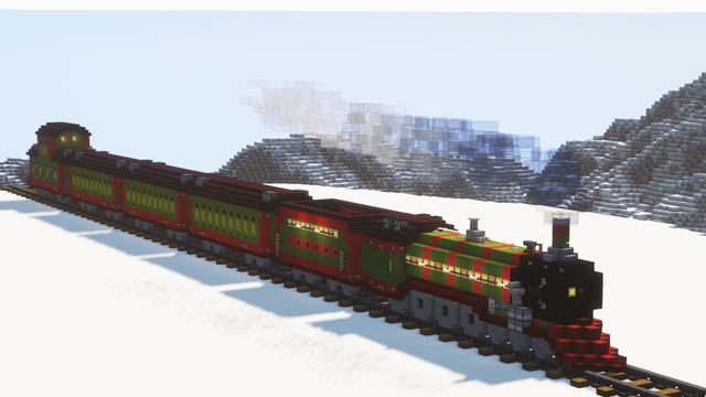 I made a Christmas Train :)