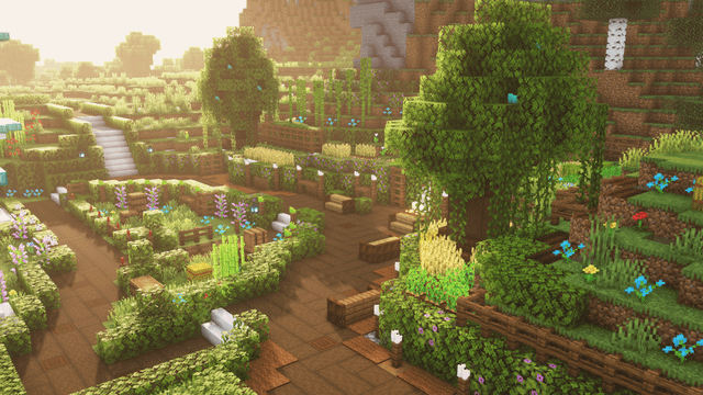 I made a Aesthetic garden what do you think?, feedback and suggestions are welcome!