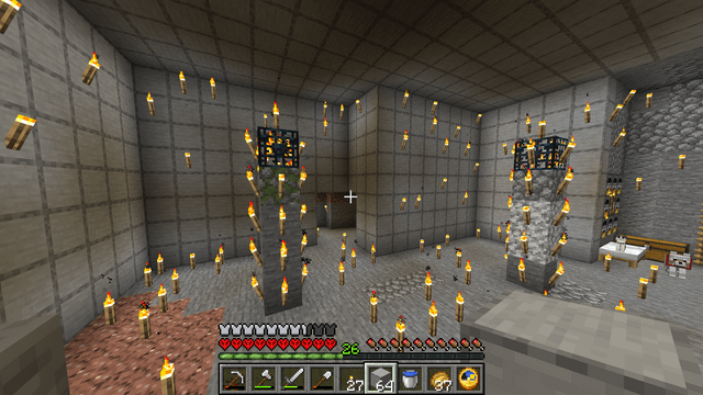 I found a double spawner. Would using a regular spawner farm's layout for both spawners be the most efficient method for loot?