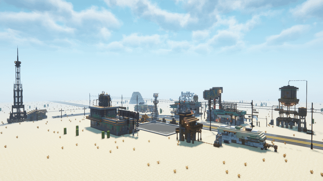 I made a lonely little desert town! what do you guys think? [link in the comments for the full showcase] 