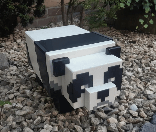 I created a minecraft panda irl