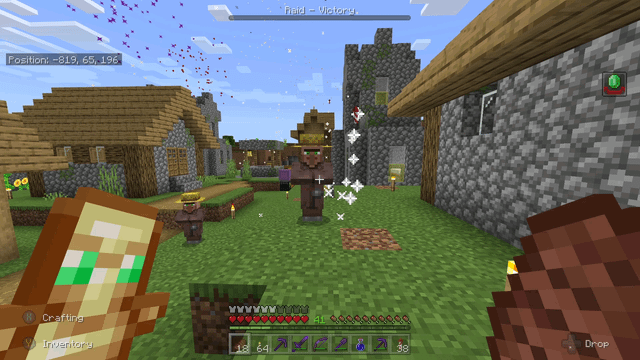 In hindsight maybe giving villagers fireworks wasn't the best idea