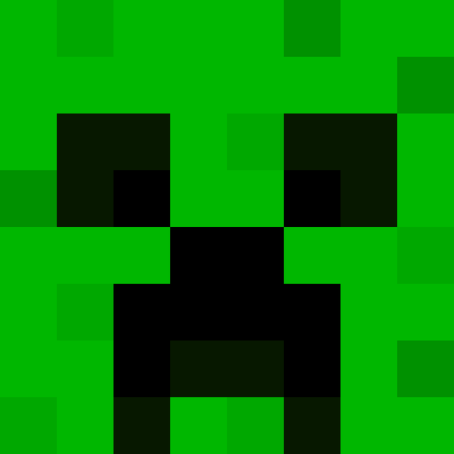 I made a creeper face does it look good ? First post.. 