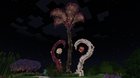 I made a giant flower supported by magic wands on my survival server!