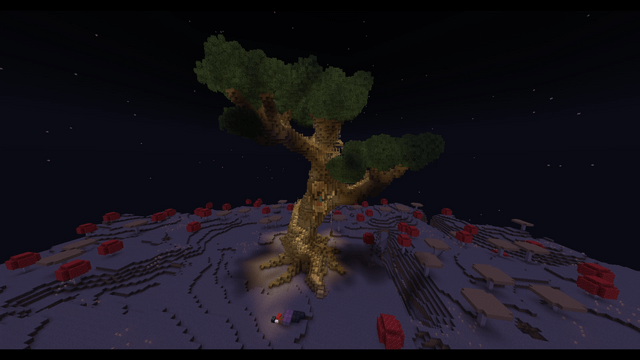 I made another tree in my smp still need to do the terraforming i'm currently busy with that if you got some suggestion i can maybe still work them in my terraforming because i have only done terraforming once so still new. (there was lag on the server so some blocks are invisible for few seconds.