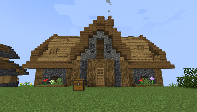 I'm know I'm not very good at building , but I build this little trading hall. What do you think?