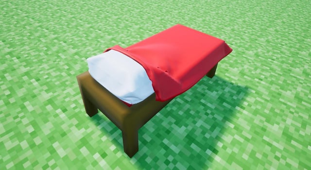 I made a Realistic Minecraft bed, enjoy.