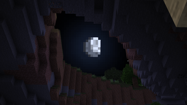 I took this screenshot from a naturally generated cave, looks nice