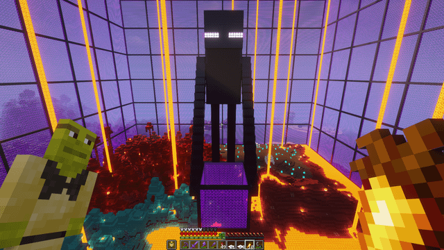 I think i have the biggest nether cube in minecraft Youtube scenery, thoughts ?