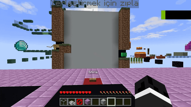 I created this stupid TikTok mini-game in Minecraft