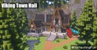 Viking Town Hall In Minecraft From Concept Art