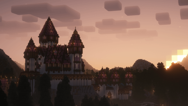 Terracotta and Calcite Castle 