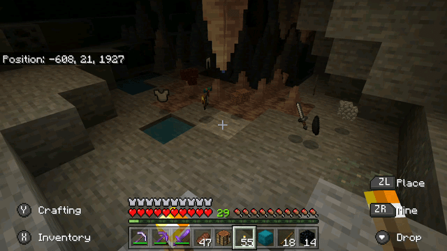 I have never been there but it looks like my stuff from a death in the Nether. What could have happend?