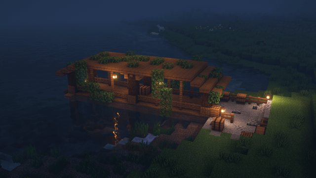 I Made A Little Dock For My Survival World