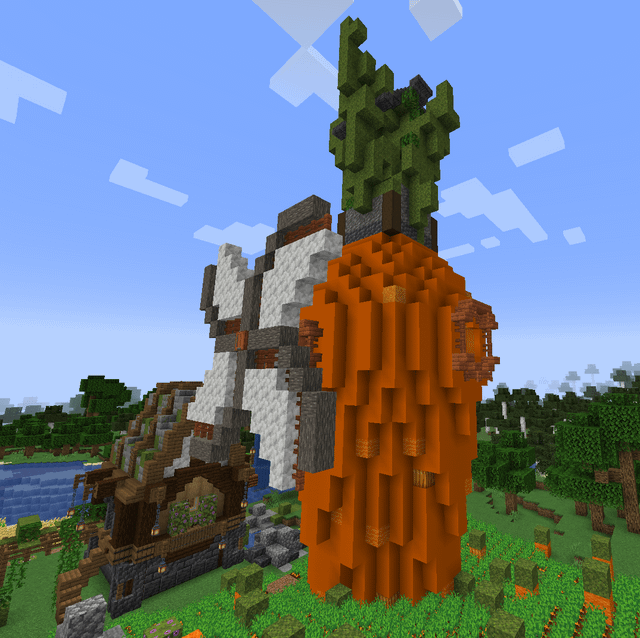 I turned a giant carrot into a windmill in my Let'splay!