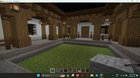 I made a courtyard. I am new to building in Minecraft. Any suggestions are welcome :D