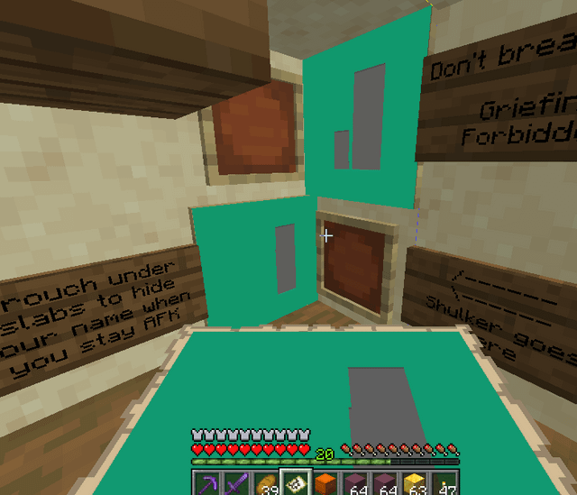 I just erased my 8x8 chunk pixel art by mistake. TIL: When you make a copy of a map via crafting table, the maps will all update simultaneously, instead of separately like maps made of the same place at different times.