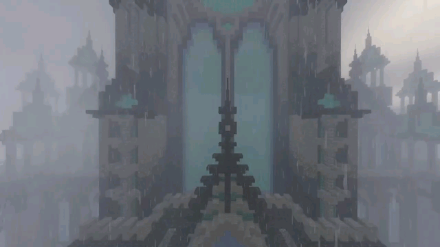 I love how my castle looks in rain