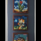 Irl minecraft paintings :3