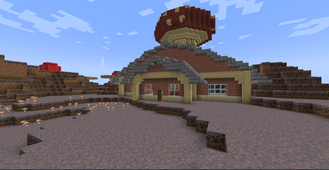 An old town hall I made for a now sht down server 