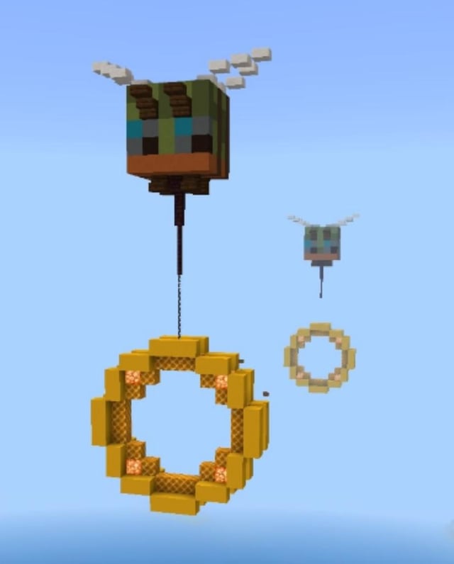 i built an elytra course, what do u think of my zombee checkpoints ?