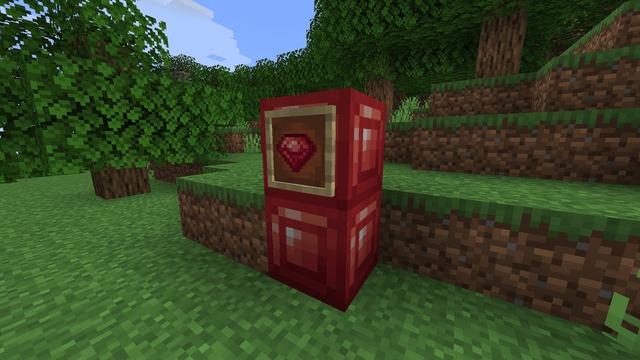 I made a resource pack that changes the emerald item and block texture to Minecraft Earth rubies