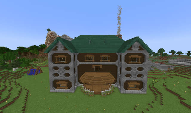 I have finally finished the exterior of my house! Definitely my favorite build I've ever made, it's the first build I actually feel fully proud of myself for completing