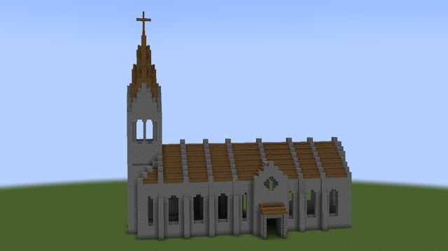 How would I go about detailing this to look like an abandoned medieval church?