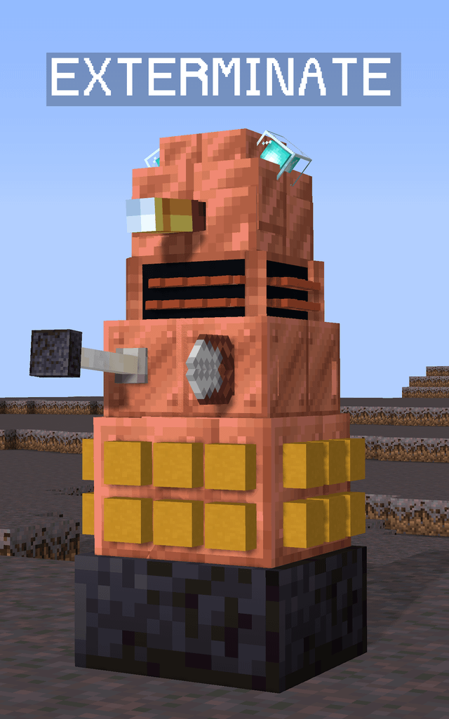 I made a Dalek out of armor stands