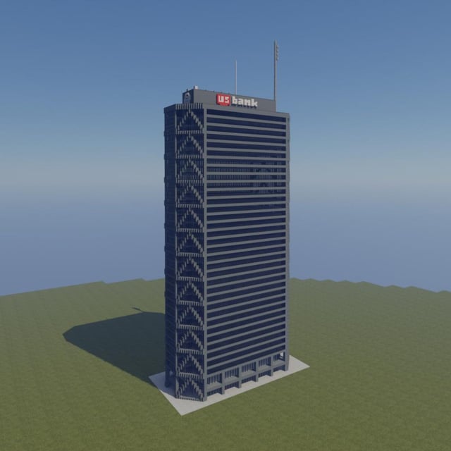 I built the One US Bank Plaza from St Louis