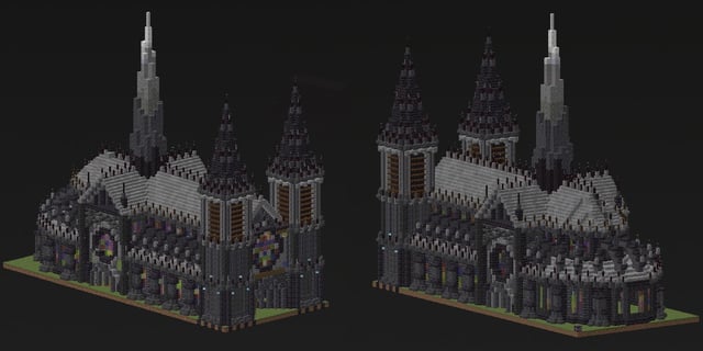 I made a small back gothic cathedral - what do you think ?