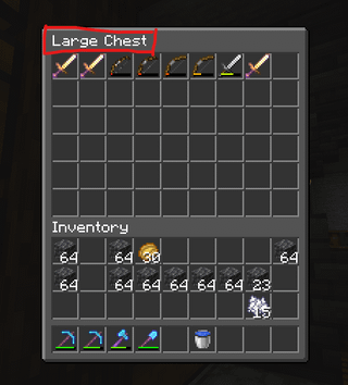 I wish I could change the name of the chest, so everyone knows what should be in there (like weapons in this chest)