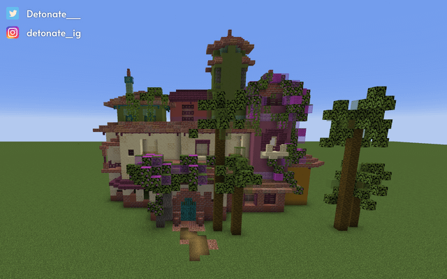 i recreated casita from encanto in minecraft!