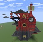 I made a futuristic japanese police station